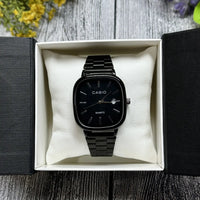 Casio Black Stainless Steel Quartz Watch